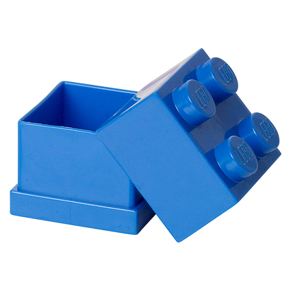 LEGO Snackbox MINI BOX 4, 60 ml, blau