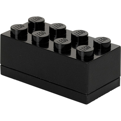 LEGO Snackbox MINI BOX 8, 110 ml, schwarz