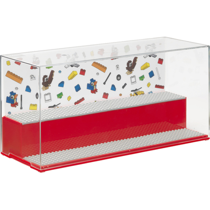 LEGO Spiel- & Schaukasten PLAY & DISPLAY CASE ICONIC, rot