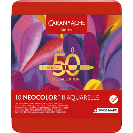 CARAN D'ACHE Aquarell-Wachsmalstift NEOCOLOR II "Pop"