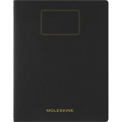 MOLESKINE Notizheft Student Cahier, XXL, liniert, schwarz