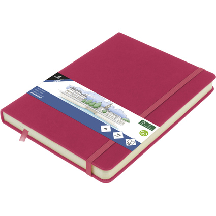 kangaro Skizzenbuch, 80 Blatt, DIN A5, ruby