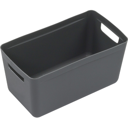 kangaro Aufbewahrungsbox, PP, 8 Liter, anthrazit