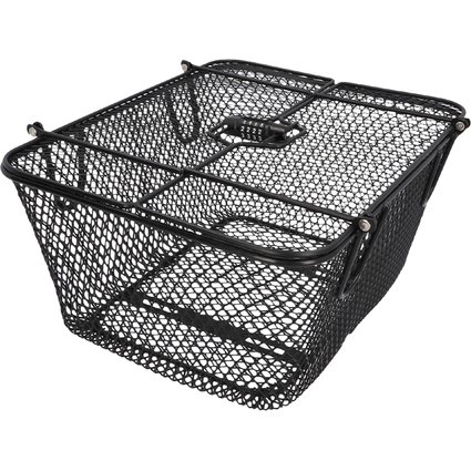 FISCHER Fahrrad-Gepcktrgerkorb PLUS Safe, schwarz