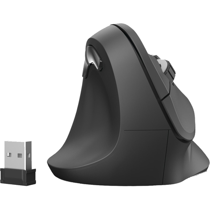 hama Optische Linkshnder Funk Maus "EMW-500L", schwarz