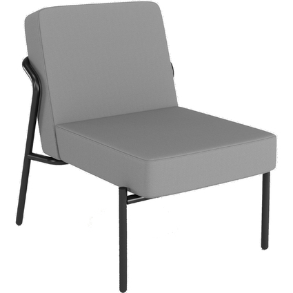 PAPERFLOW Outdoor-Besuchersessel MEDSO KLASSIK S, anthrazit