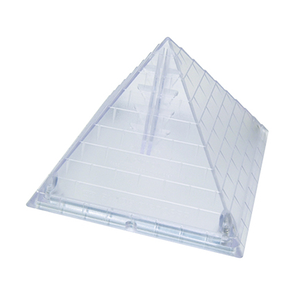 NT Cutter Klingenbehlter Pyramide iCD-400P, transparent
