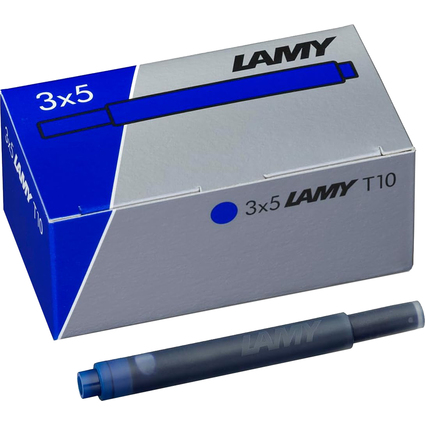 LAMY Groraum-Tintenpatronen T10, blau lschbar, 3er Pack