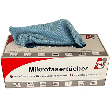 IWH Microfaser-Allzwecktcher, 20er Spenderbox