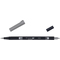 Tombow Doppelfasermaler "ABT DUAL BRUSH PEN", Grautne