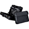 Alassio Attach-Koffer "MODICA", Lederimitat/Nylon, schwarz