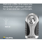 VARTA Taschenlampe "LED Silver Light", inkl. 3 x AAA Micro