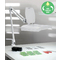 MAUL LED-Lupenleuchte MAULvitrum, Klemmfu, wei