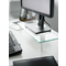 DIGITUS Monitorstnder, Glas, wei