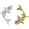 folia Bastelwellkarton, (B)250 x (H)350 mm, gold & silber