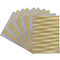 folia Bastelwellkarton, (B)250 x (H)350 mm, gold & silber