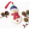 folia Mini Filz-Nhset "Filzinies", 14-teilig, Schneemann