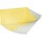folia Tonpapierblock, DIN A4, 130 g/qm, gold und silber
