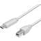 LogiLink USB 2.0 Kabel, USB-C - USB-B Stecker, 1,0 m, grau