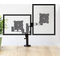 LogiLink Doppel-Monitorarm, bis 66,04 cm (26"), schwarz