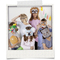 folia Kindermasken "Exotische Tiere", aus Pappe, wei