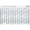 rido id Wandkalender Plakatkalender, 700 x 470 mm, gefalzt