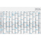 rido id Plakatkalender, 1.020 x 680 mm, gefalzt, 2026