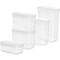 emsa Trockenvorratsdose OPTIMA, 5er Set, (0,45/2x1/1,6/2,2L)