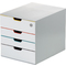 DURABLE Schubladenbox VARICOLOR MIX 4 SAFE, wei