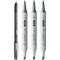 COPIC Marker ciao, 3+1 Set SHADE "Light Cool Gray"