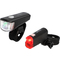 FISCHER Fahrrad-LED-Batterie-Beleuchtungs-Set, 20 Lux