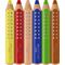 FABER-CASTELL Dreikant-Buntstift Grippy, 6er Kartonetui