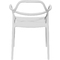 PAPERFLOW Outdoor-Besucherstuhl NOVA, 2er Set, wei