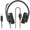 hama Stereo Headset "HS-USB400 V2", mit Mikrofon,schwarz/rot