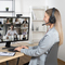 hama Stereo Headset "HS-USB400 V2", mit Mikrofon,schwarz/rot