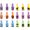 HEYDA Mini-Motivstempel-Set "Spring", Klarsicht-Runddose