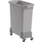 DURABLE Fahrwagen DURABIN 60 L, aus rPP, 4 Lenkrollen, grau