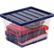 Fellowes Aufbewahrungsbox BANKERS BOX, 22 Liter, transparent