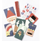 folia Adventskalender SANTA & FRIENDS, 72-teilig