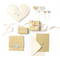 folia Moosgummi Glitter-Sticker HEARTS CLASSIC
