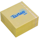 Tartan haftnotiz Wrfel, 76 x 76 mm, gelb, 400 Blatt