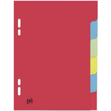 Oxford Karton-Register,blanko, 170 x 220 mm, 6-teillig