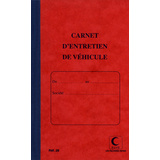 ELVE carnet d'entretien de véhicule, 32 pages
