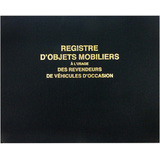 ELVE registre "Objets mobiliers et vhicules d'occasion"