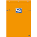 Oxford Notizblock, 85 x 120 mm, kariert, 80 Blatt, orange