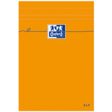 Oxford Notizblock, 110 x 170 mm, kariert, 80 Blatt, orange