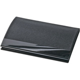 WEDO visitenkarten-etui Shadow, Edelstahl/Kunstleder