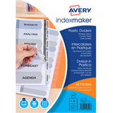 AVERY intercalaires IndexMaker, PP, 6 touches, A4