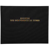 EXACOMPTA registre "Mouvements de titre", 240 x 320 mm