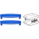 CEP Distanzelement-Set, fr Briefablagen, Farbe: blau